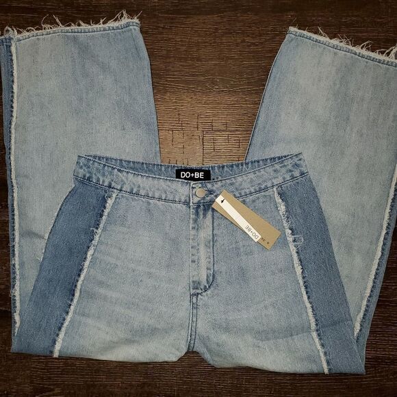 DO+BE High Waisted Wide Leg Cropped Jeans - Picture 9 of 16